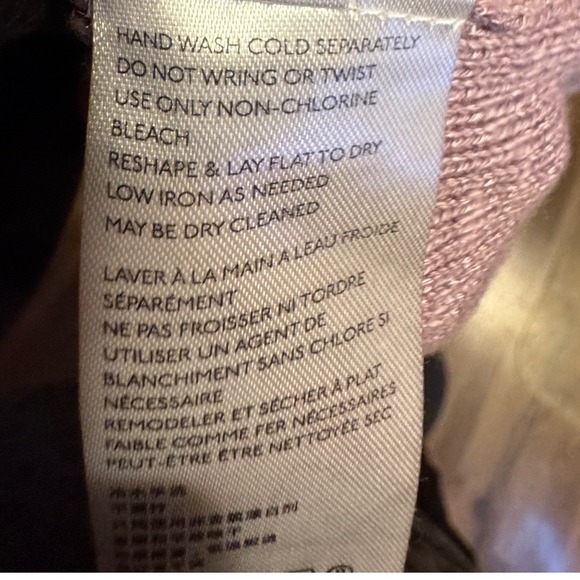 Free People Beach Sleeveless Knit Sweater Midi Dress Purple Pink Linen Blend L - Picture 6 of 9